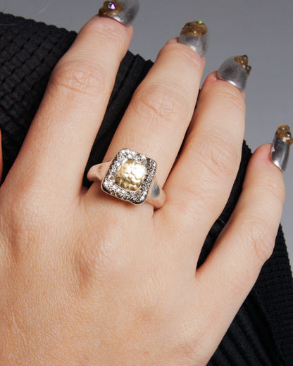 Romy Yellow Gold Cognac Diamond Ring