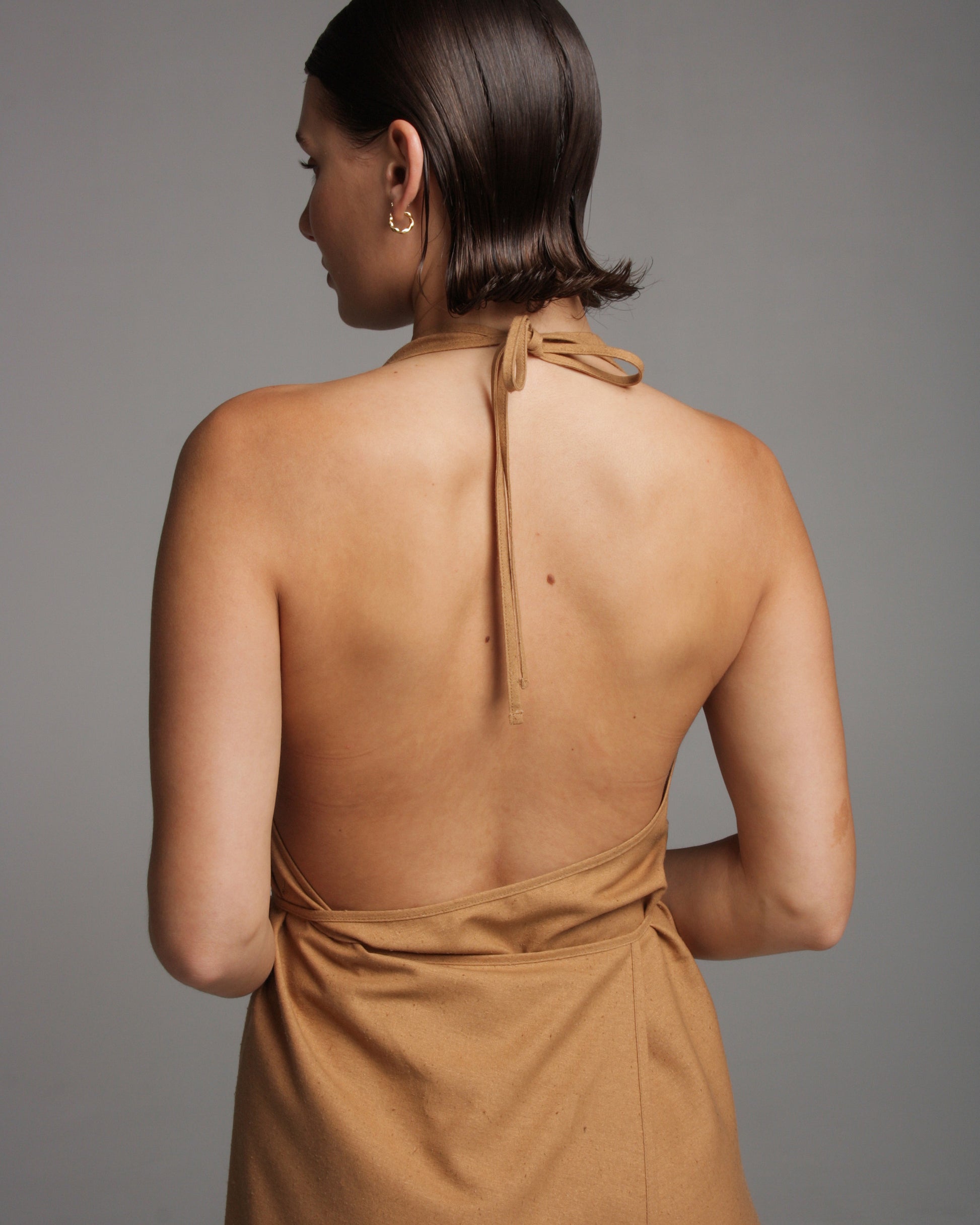 brown apron dress Brown Viking Apron OverDress