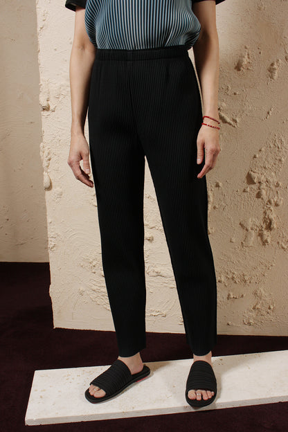 Pleated Slim Trouser