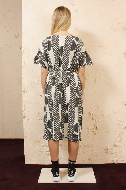 Printed Cauliflower Dress