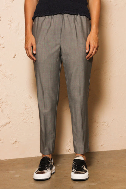 Perun Grey Wool Trouser