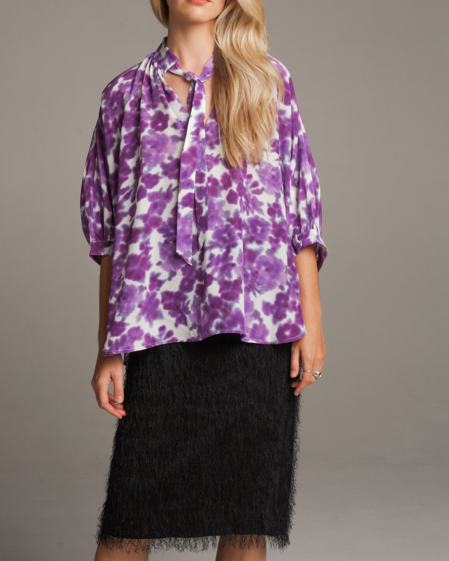 Salim Fringed Pencil Skirt