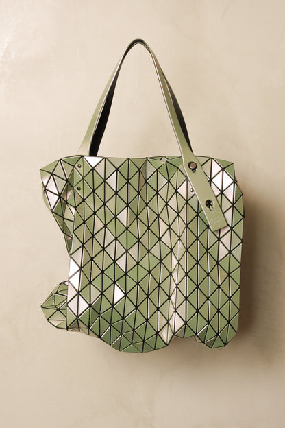 Metallic Row Hand Bag Glow Green