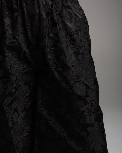 Floral Jacquard Wide Trouser