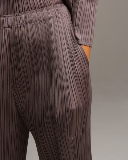 Grey Side Slit Pant