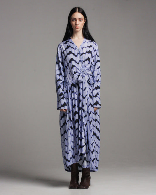 Dalla Knot Printed Shirtdress