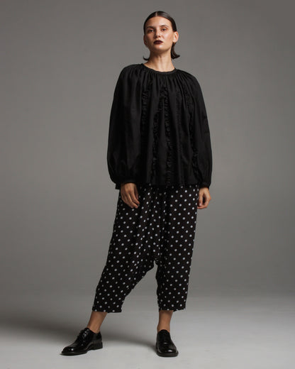 Polka Dot Drop Crotch Pant