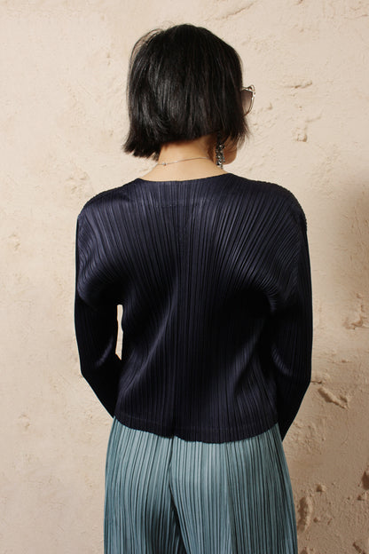 Navy Short Cardigan