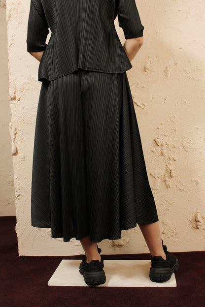 Black Full Circle Skirt