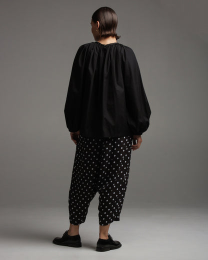 Polka Dot Drop Crotch Pant