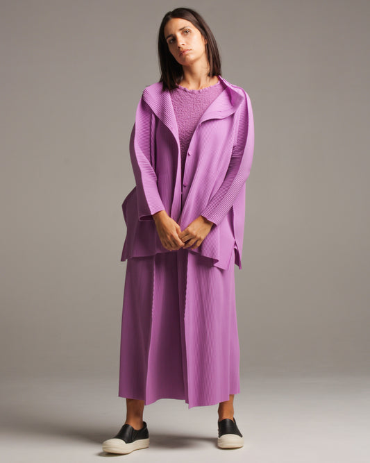 Pink Kite Pleat Cardigan