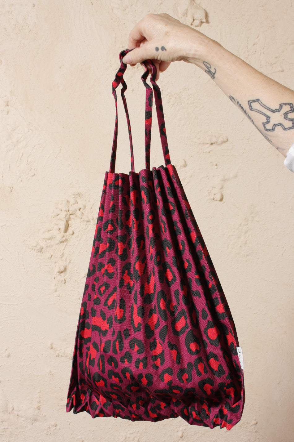 Leopard Printed Bag Pink