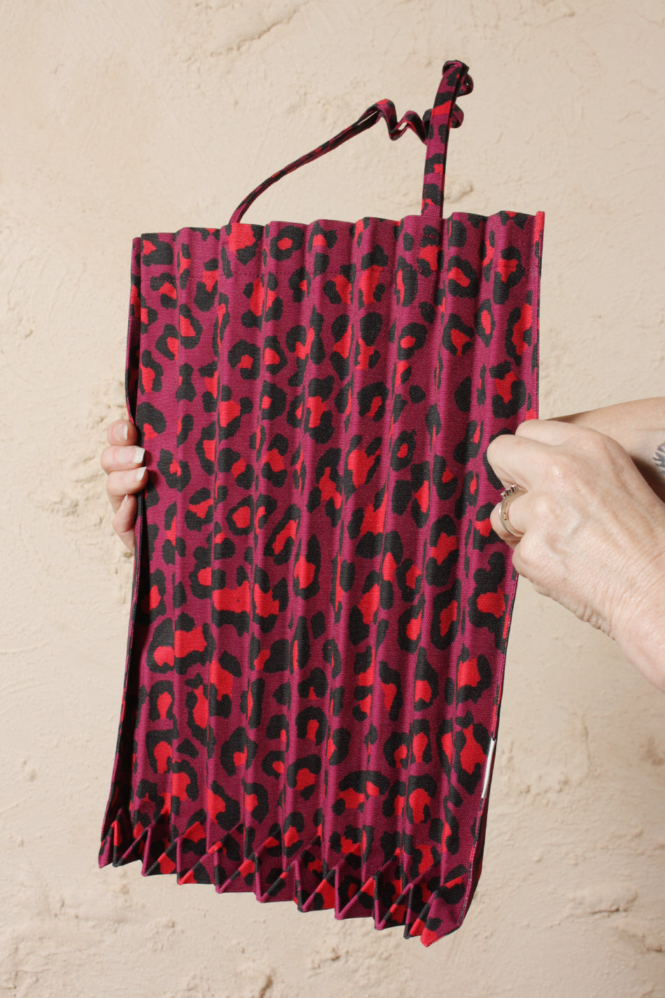 Leopard Printed Bag Pink