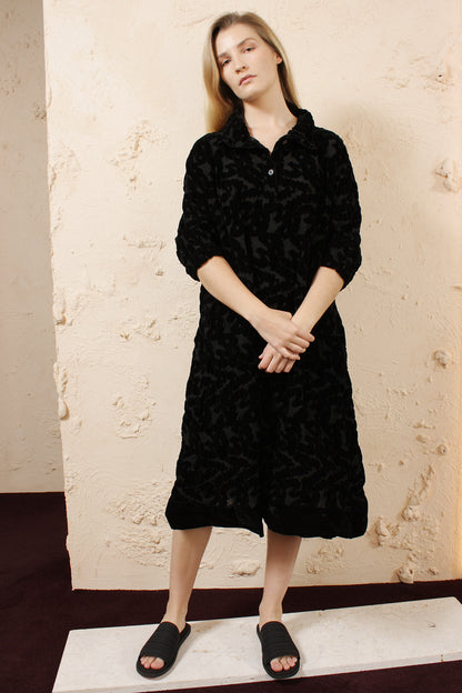 Devore Squiggle Dress