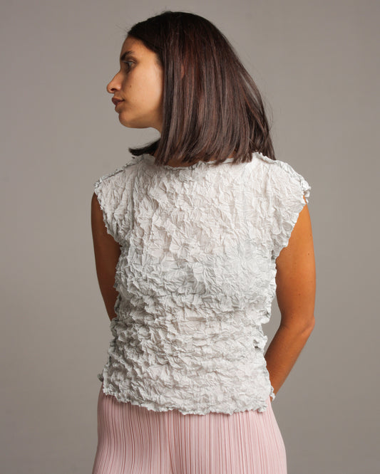 Ice Grey Meringue Tank