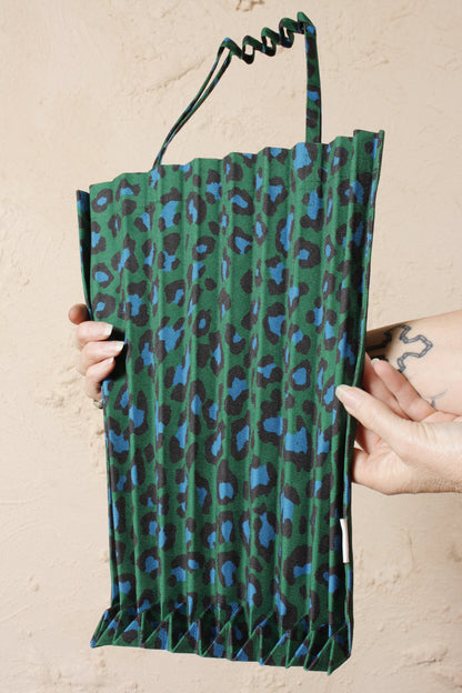 Leopard Printed Bag Green
