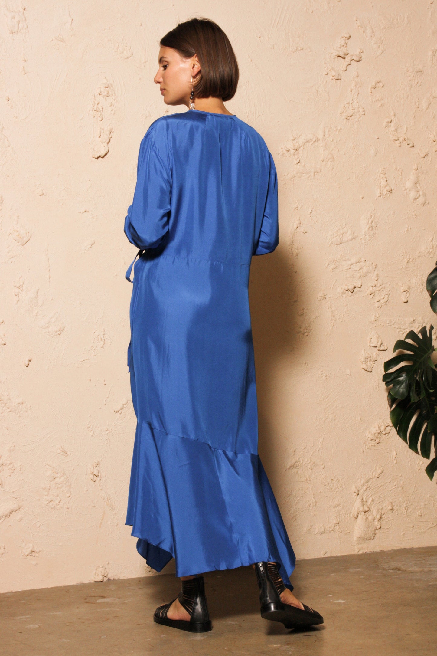 Dunya Silk Wrap Dress