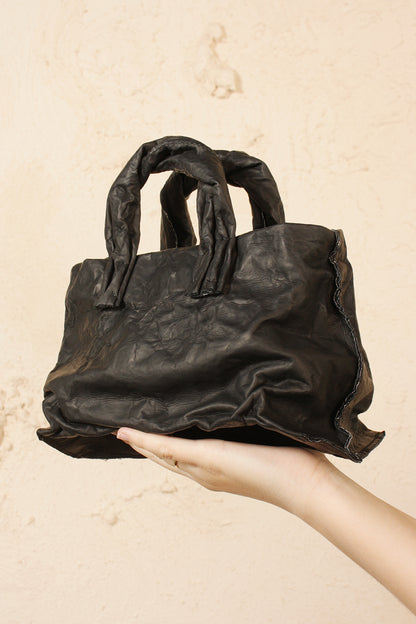 Mini Anima Calf Bag Carbon
