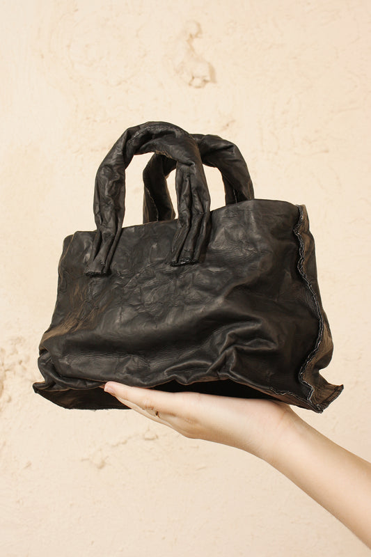 Mini Anima Calf Bag Carbon