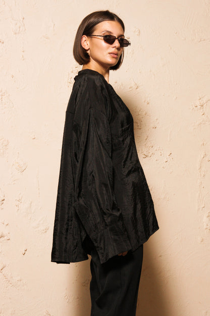 Tashvi Black Blouse