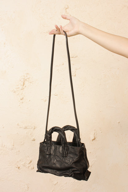 Mini Anima Calf Bag Carbon