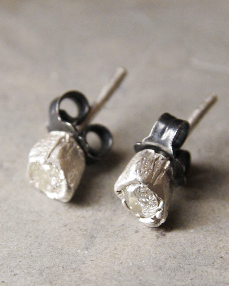 Bo Wita 8X8 Cut Diamond Earrings
