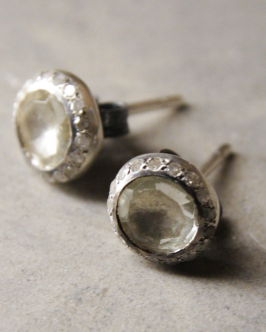 Bo Belquis Prasiolite Earrings