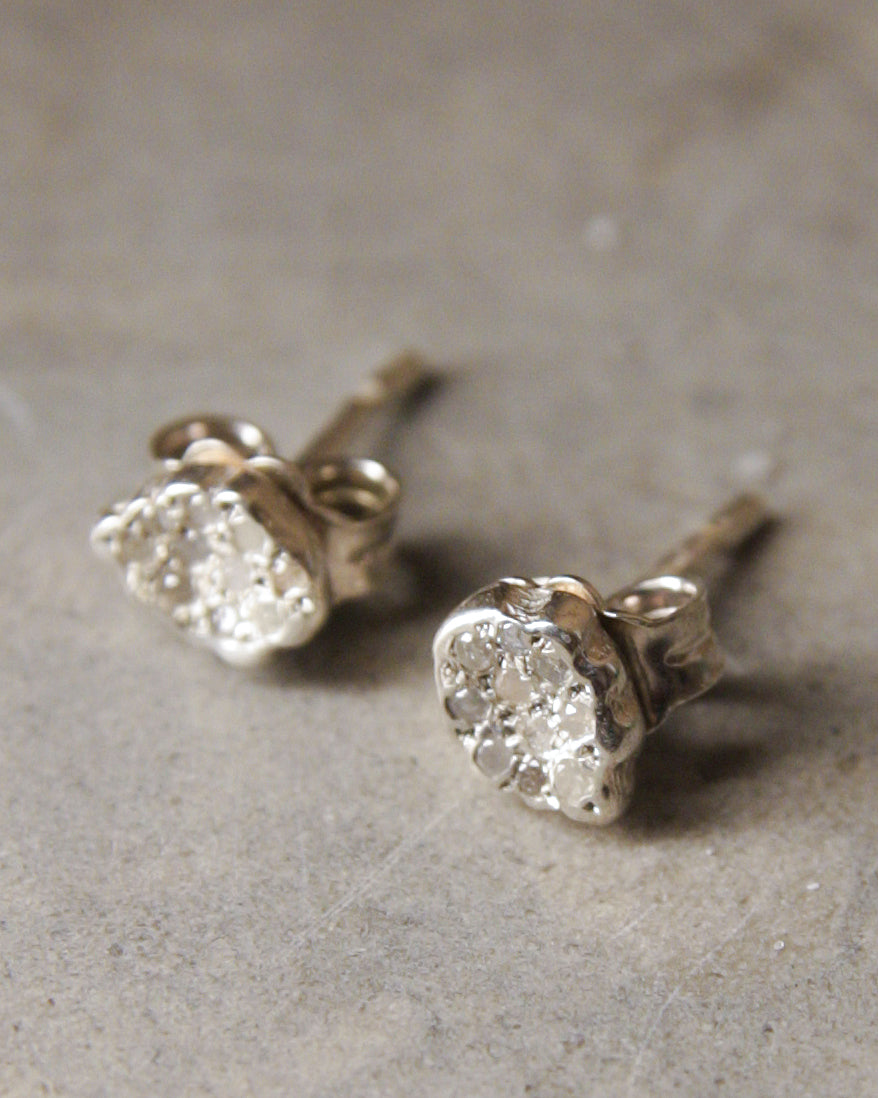 Bo Shiran 8X8 Cut Diamond Earrings