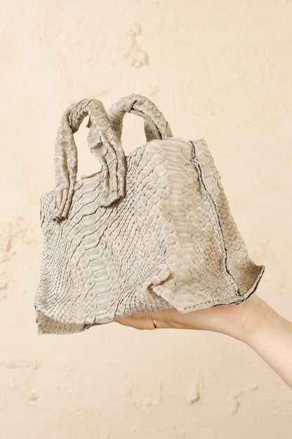 Mini Anima Python Bag Grey