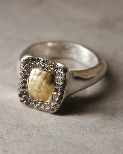 Romy Yellow Gold Cognac Diamond Ring