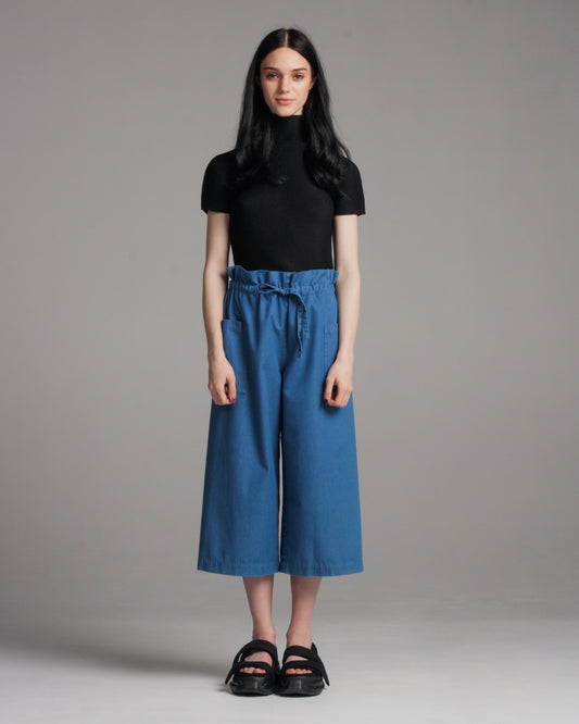 Indigo Cropped Pant