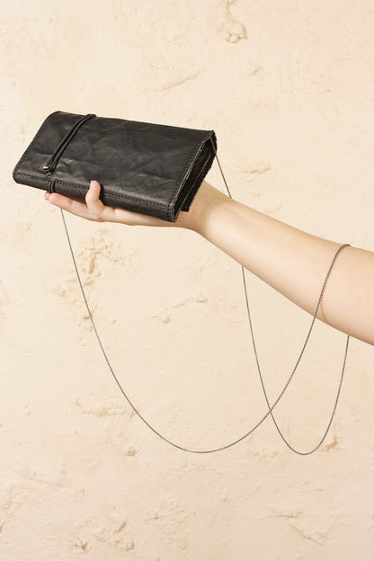 Anima Calf Wallet Carbon
