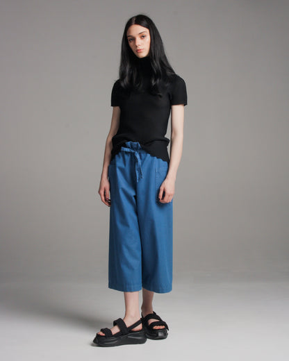 Indigo Cropped Pant