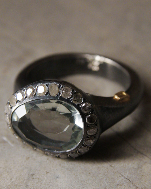 Olfat Prasiolite Ring