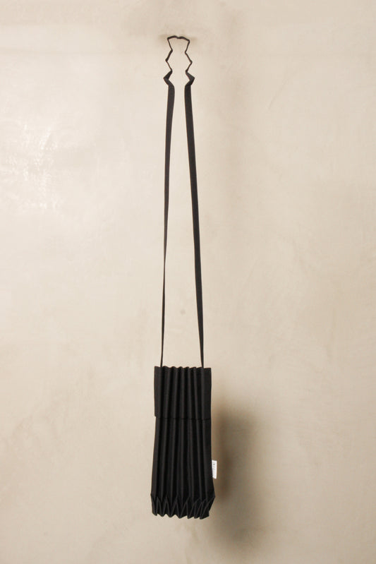 Chambray Pleated Tote Crossbody