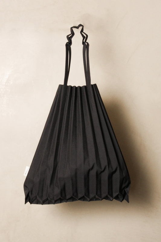 Chambray Pleated Tote Medium