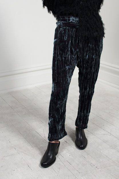 Strisch Velvet Trouser