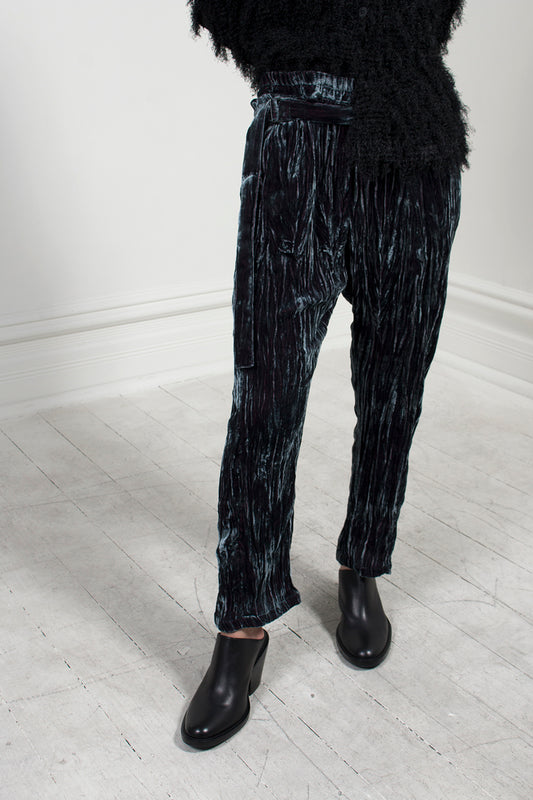 Strisch Velvet Trouser
