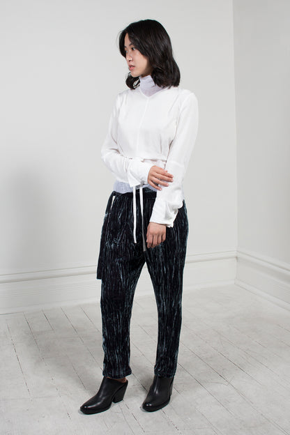 Strisch Velvet Trouser