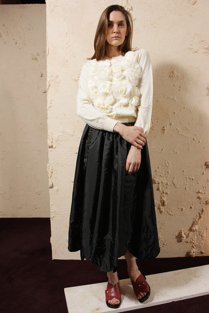 Scallop Hem Skirt