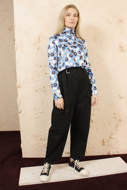 PALIMA BLACK JEANS WITH BELT