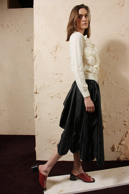 Scallop Hem Skirt