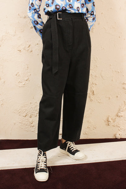 PALIMA BLACK JEANS WITH BELT