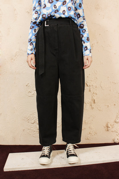 PALIMA BLACK JEANS WITH BELT