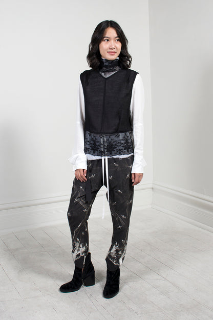 Victoria Lace Print Trouser