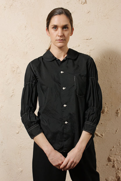 Contrast Stitch Blouse