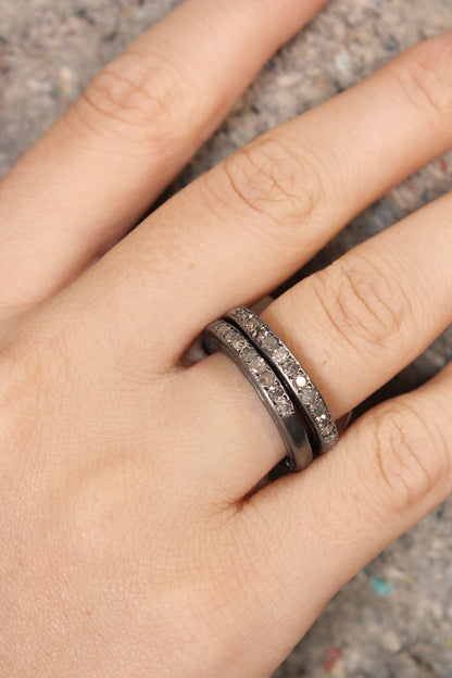 Ester Icy Grey Diamond Ring
