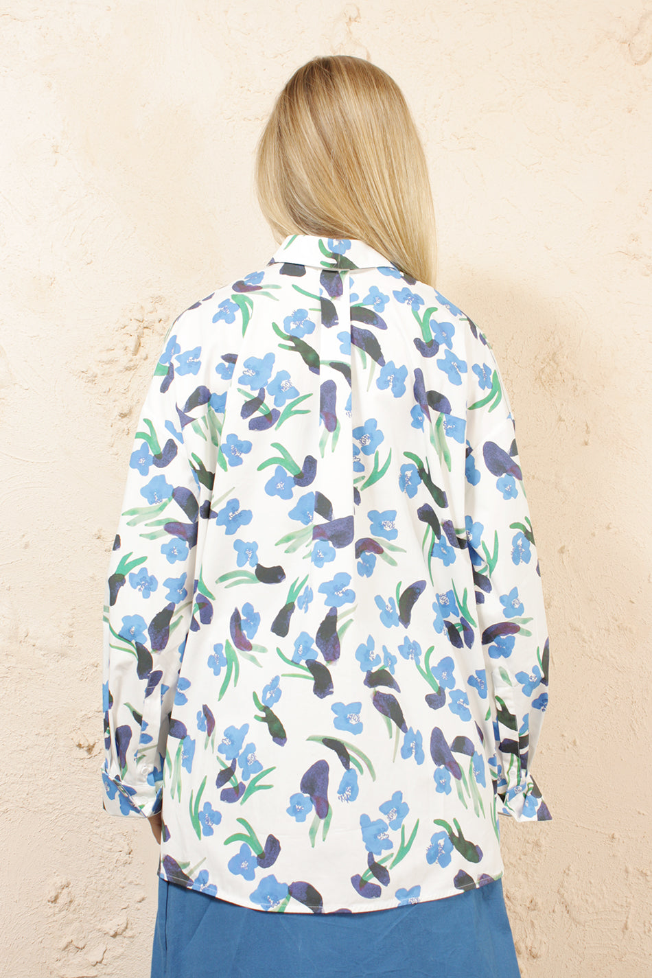 TUNG FLORAL OVERSIZED SHIRT