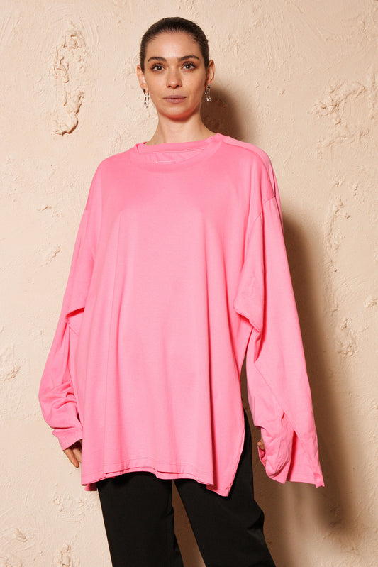 Pink Long Sleeve Tee