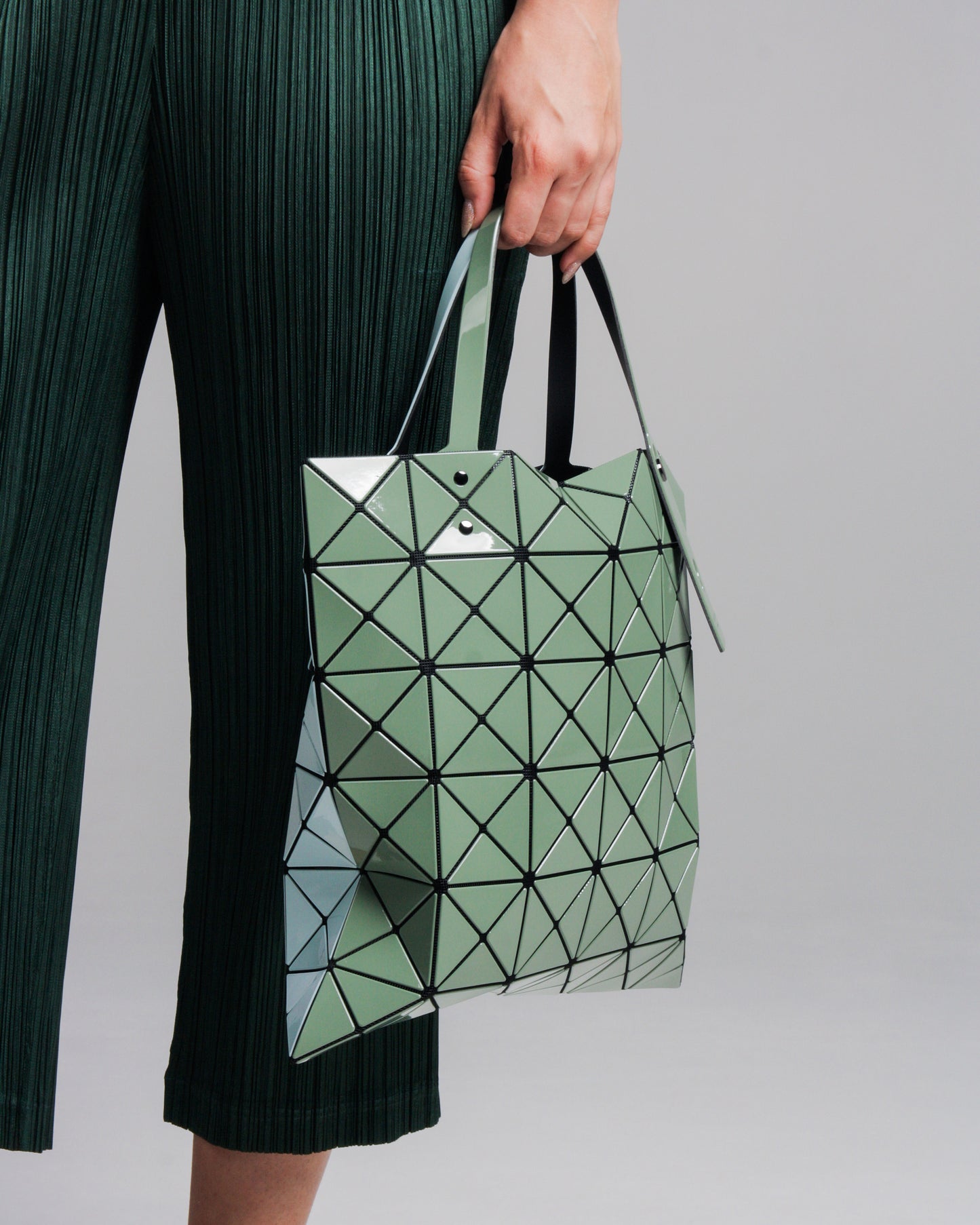 Two Tone Mint Green Lucent Tote